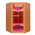 Multifunctional 2-3 Person Infrared Sauna for Home, 2180W Indoor Sauna with 7-Color LED Ambient Light, Red Light Feature, Oxygen Bar, Dual Bluetooth Speakers, 360° Surround Heating