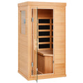 Mini Sauna, Low Emf Far Infrared Sauna, Home Spa Sauna with Bluetooth Speakers