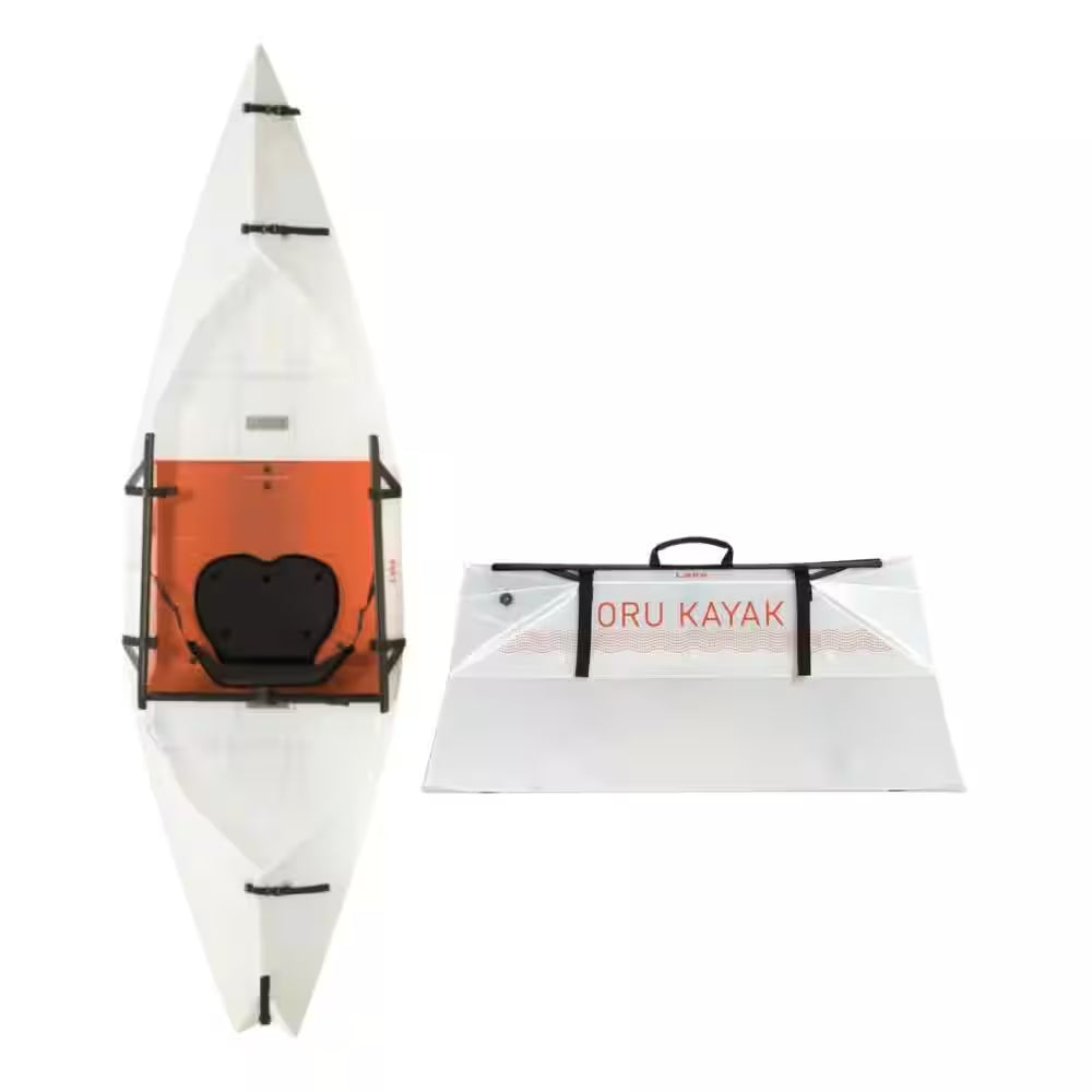 Foldable Kayak Lake : Lightweight, Portable and Stable - Lake and River Kayaks. (White)