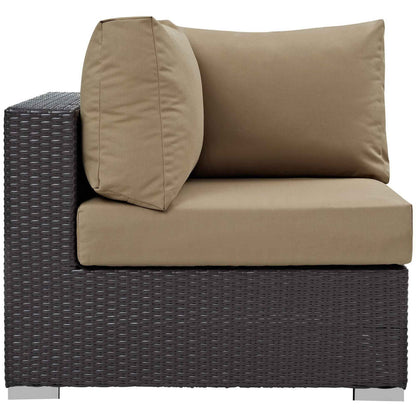 Patio Elegance Outdoor Sectional Set - 10-Piece Convene Lounge Set by Modway