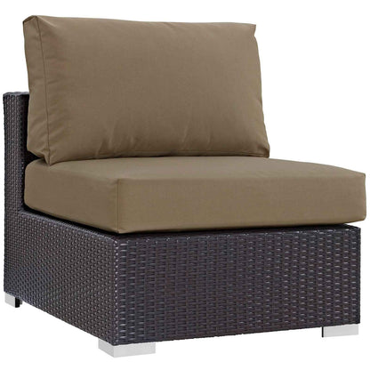 Patio Elegance Outdoor Sectional Set - 10-Piece Convene Lounge Set by Modway