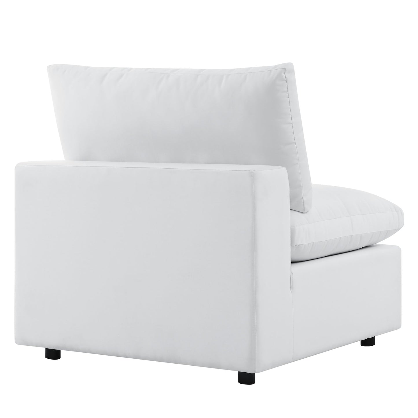 Commix Outdoor Sectional Sofa 5 Piece Sunbrella® White Collection at Patio Elegance