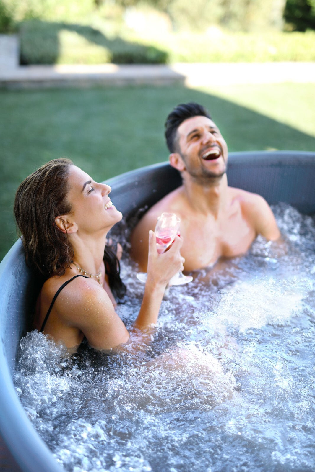 MSPA FRAME MONO round BUBBLE SPA PORTABLE INFLATABLE HOT TUB 68"